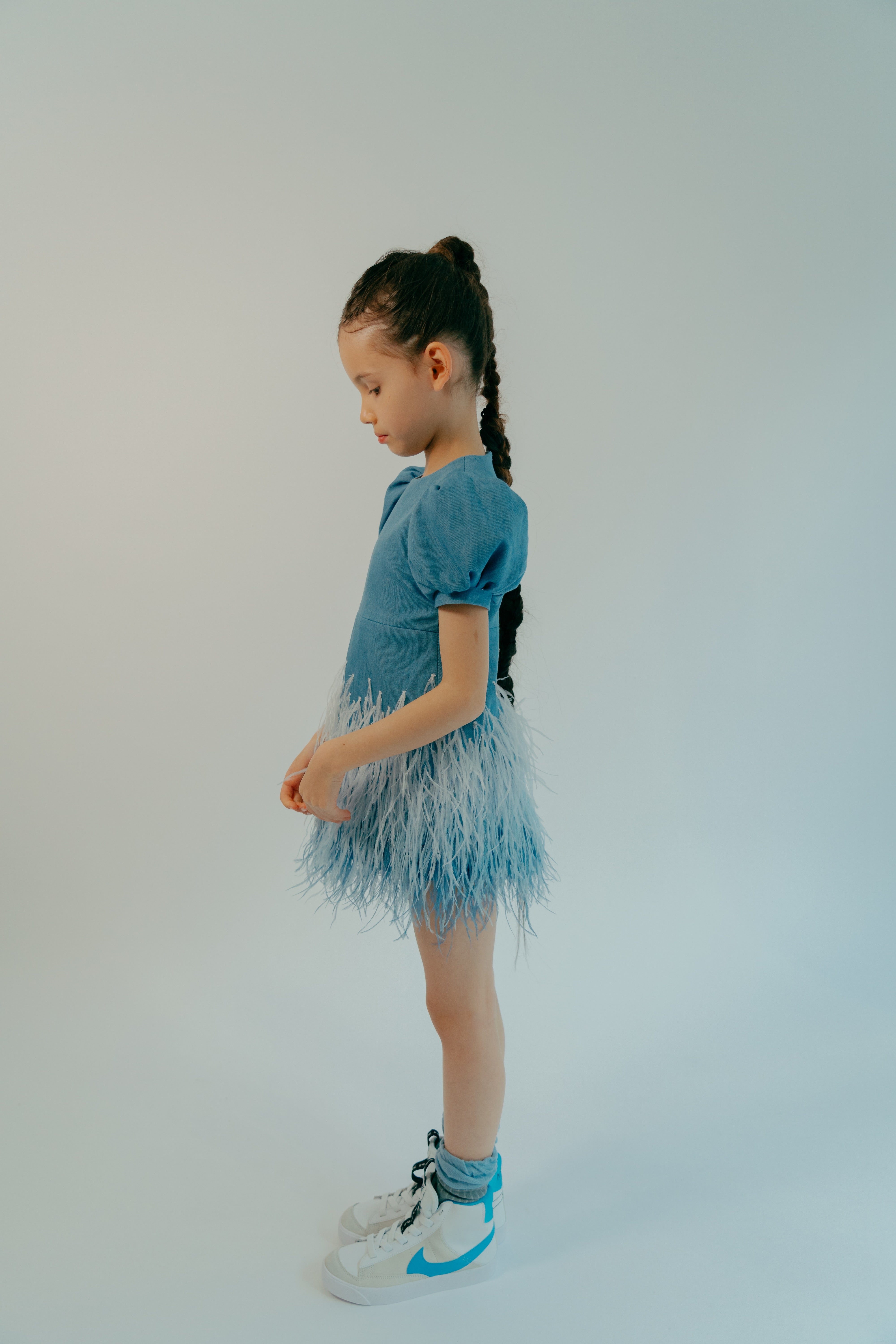 فستان ميا الدينيم الأزرق