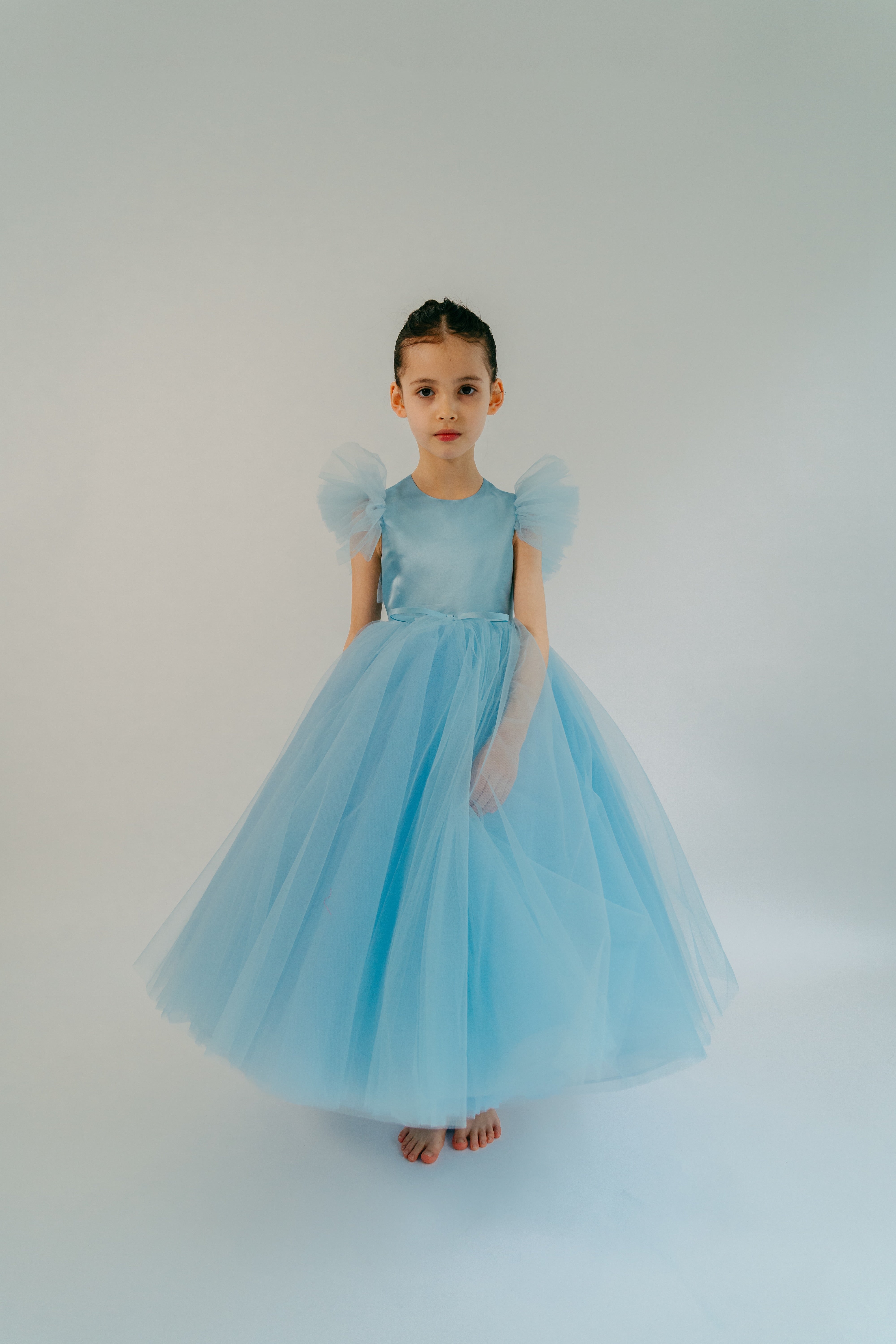 The Ella Dress Pastel Blue
