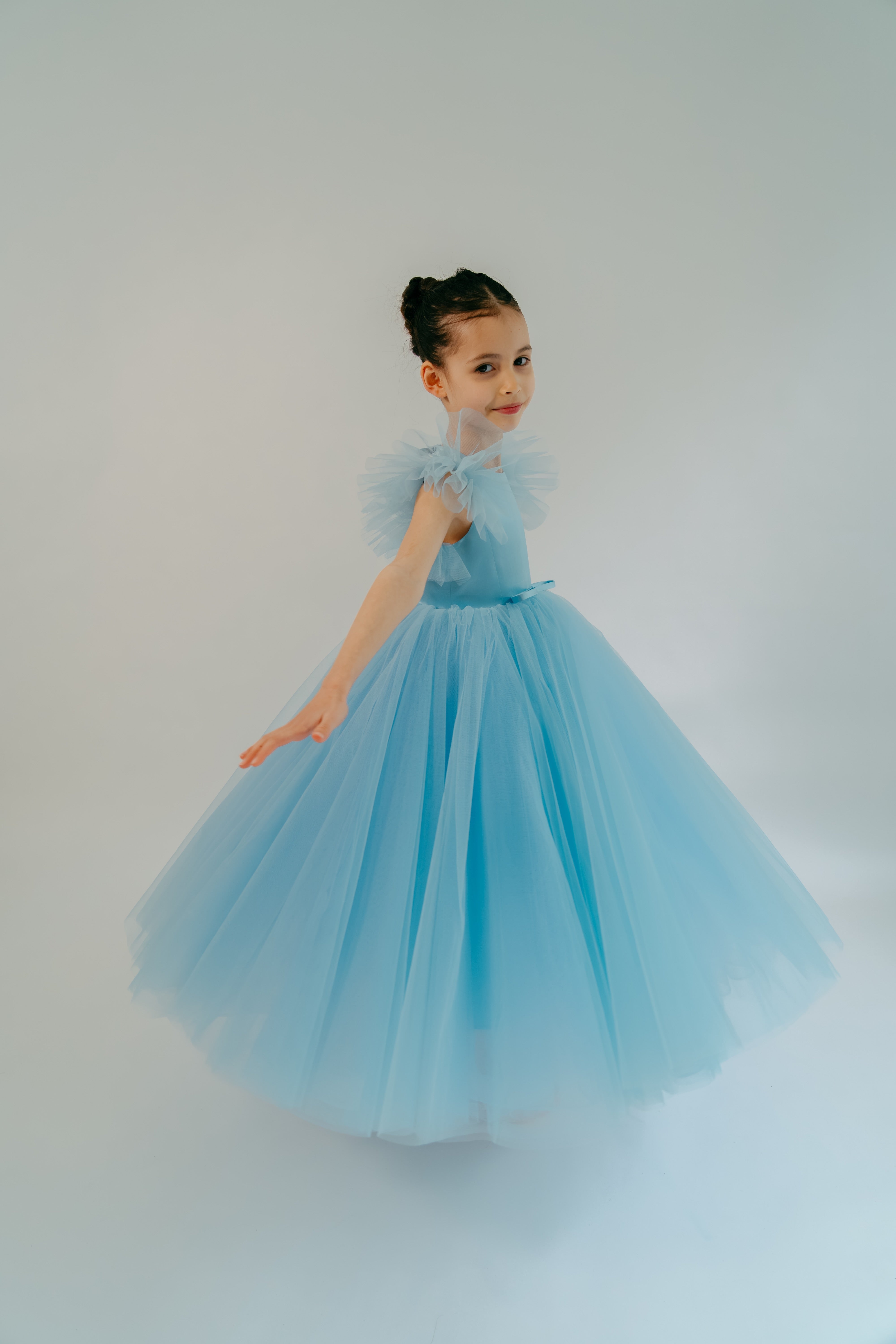 The Ella Dress Pastel Blue