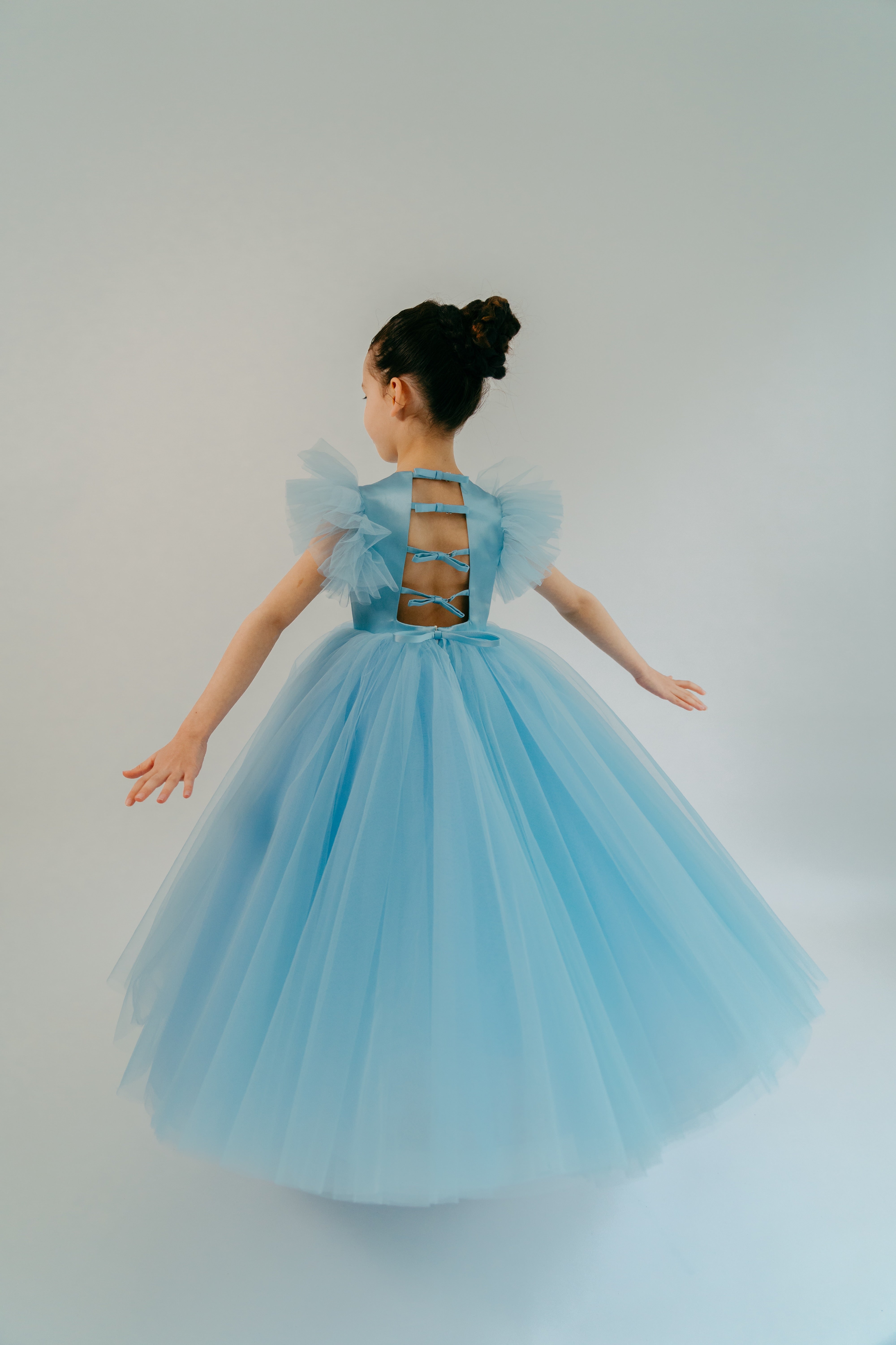 The Ella Dress Pastel Blue