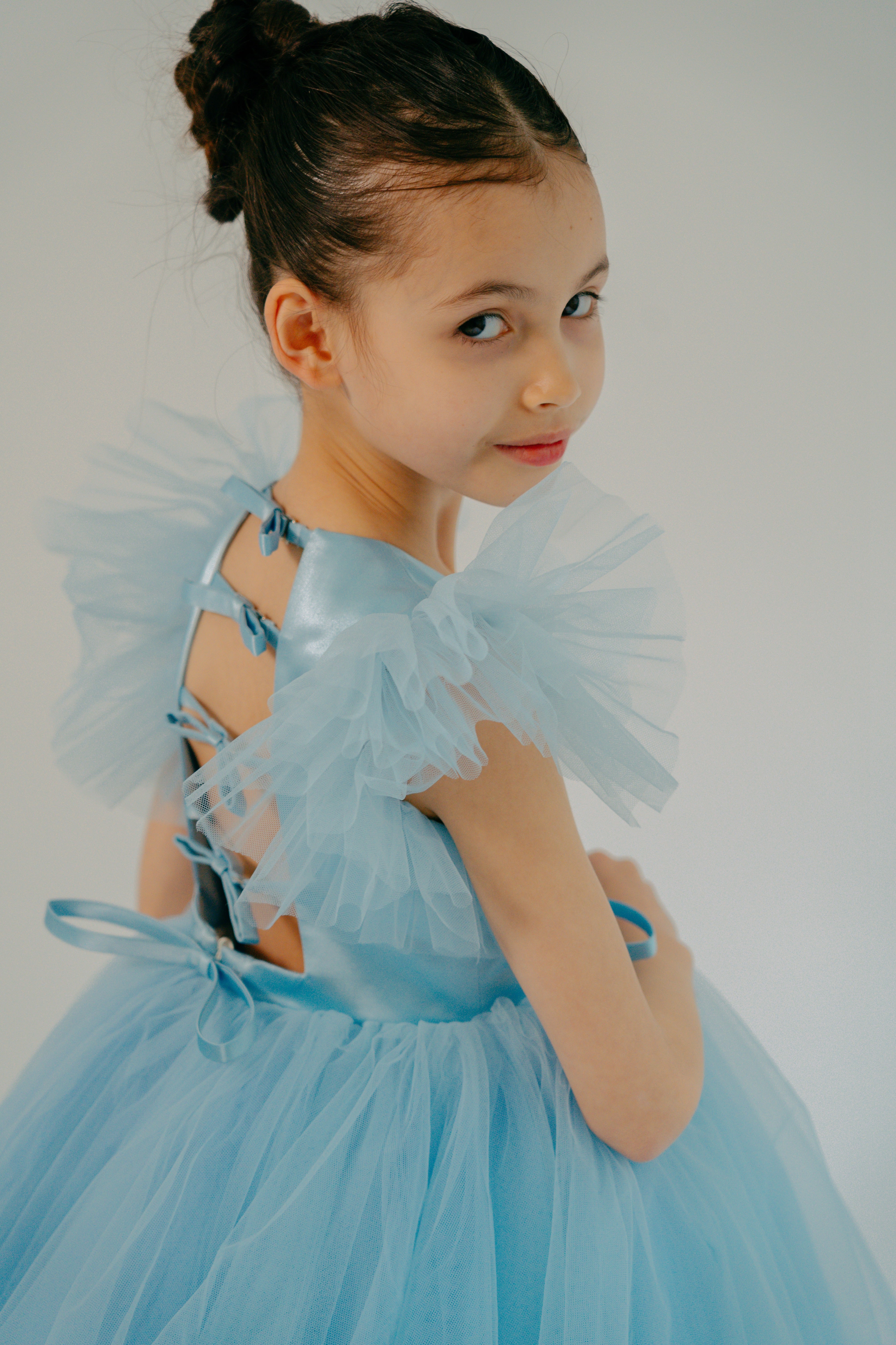 The Ella Dress Pastel Blue