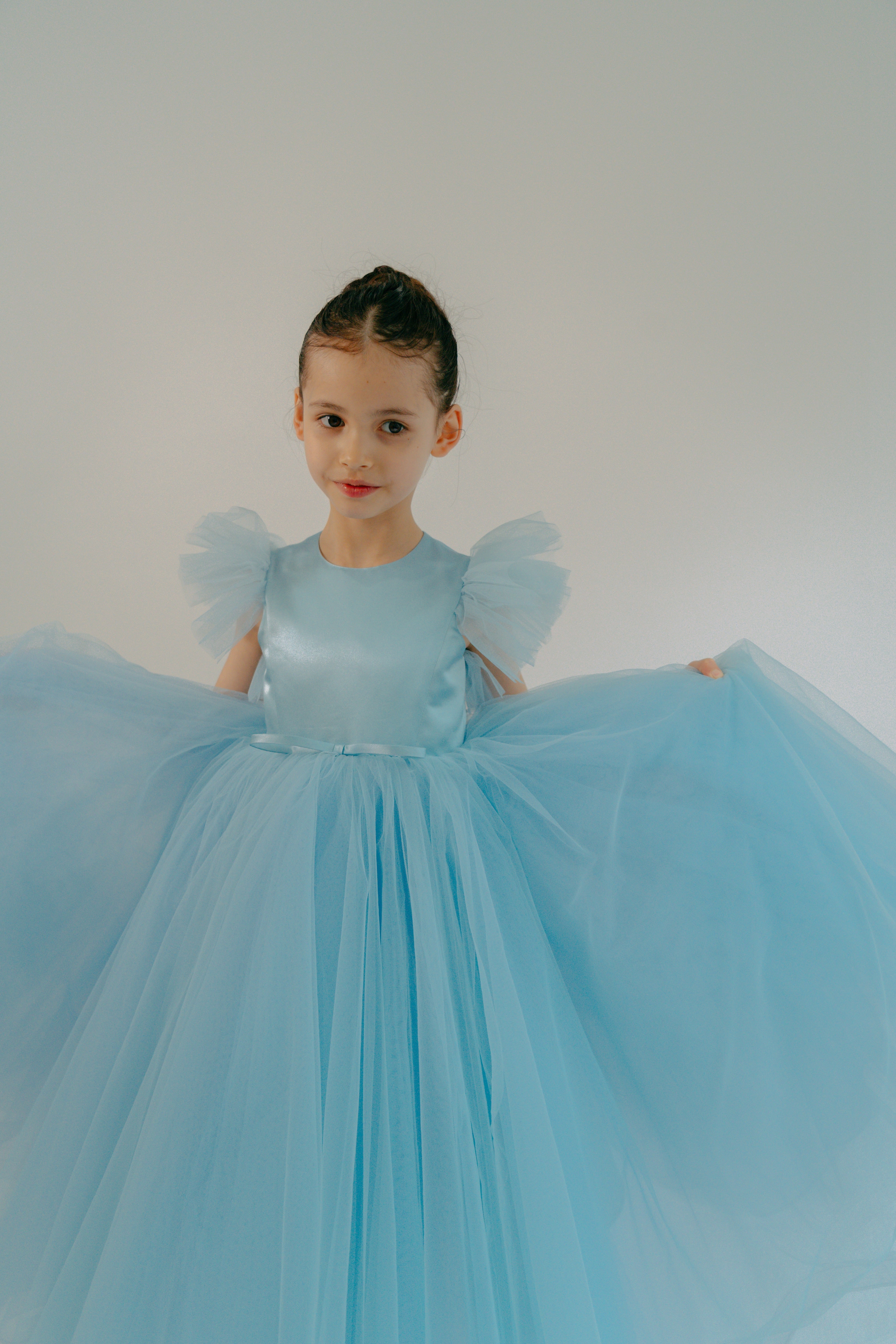 The Ella Dress Pastel Blue