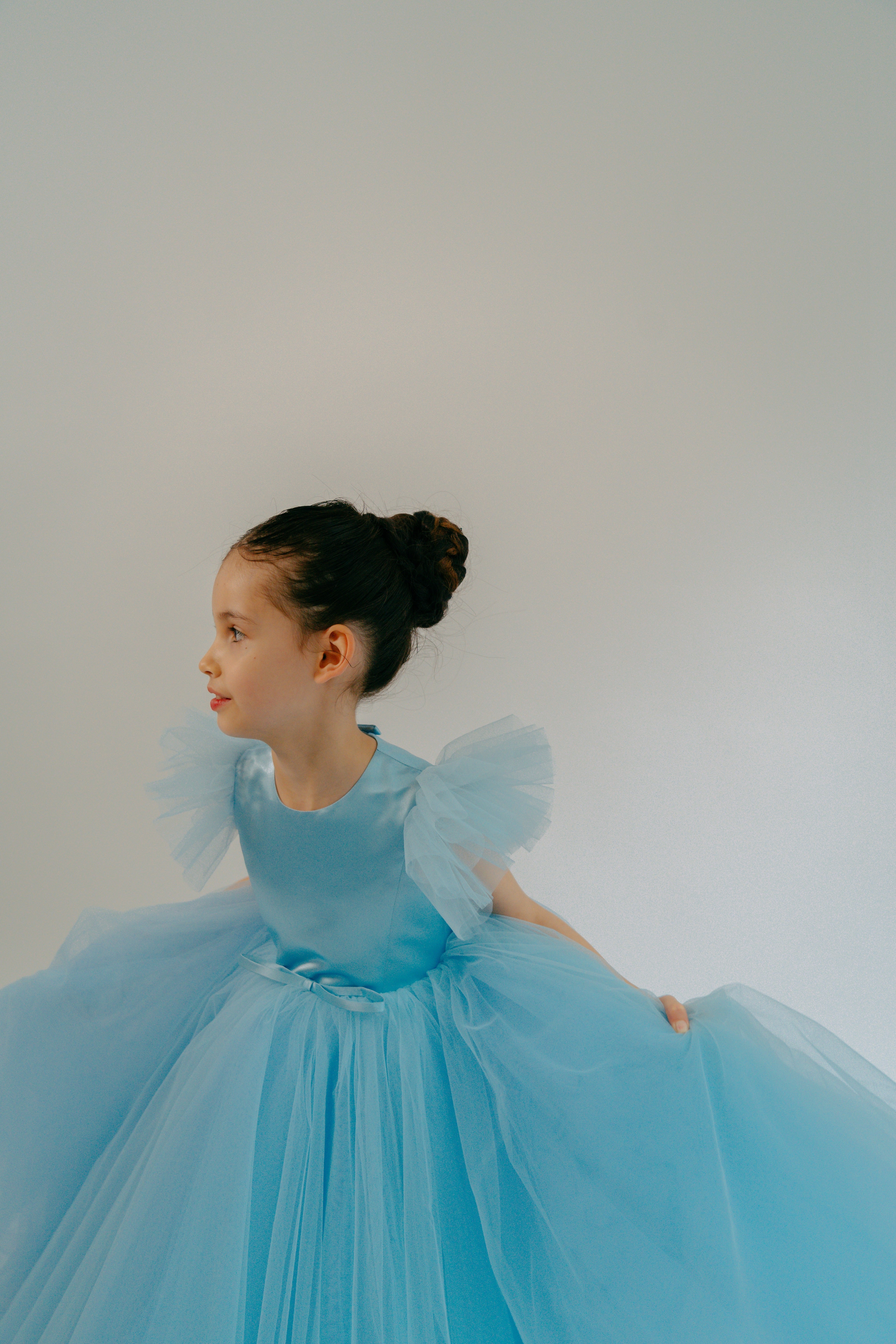 The Ella Dress Pastel Blue