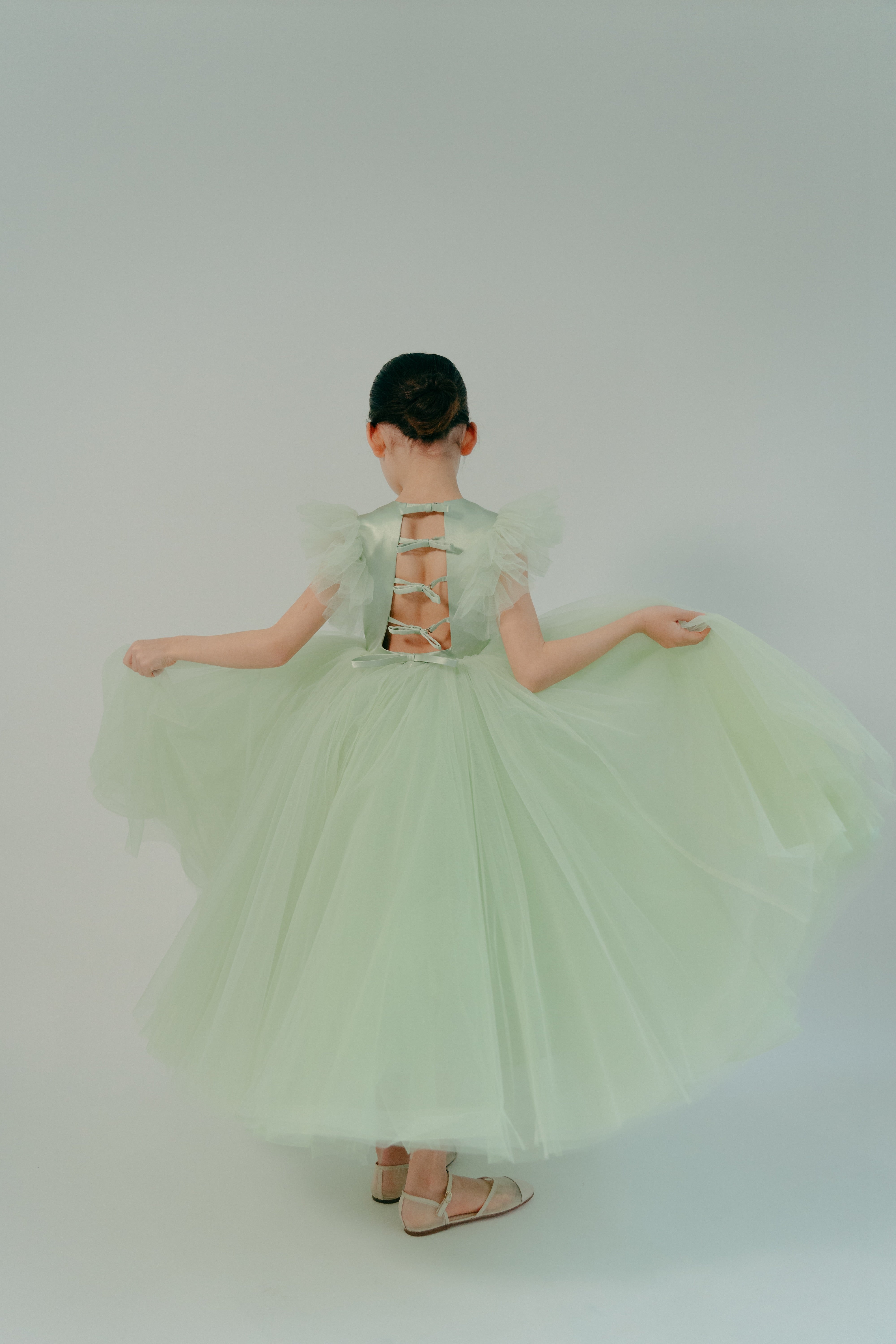 The Ella Dress Pastel Green