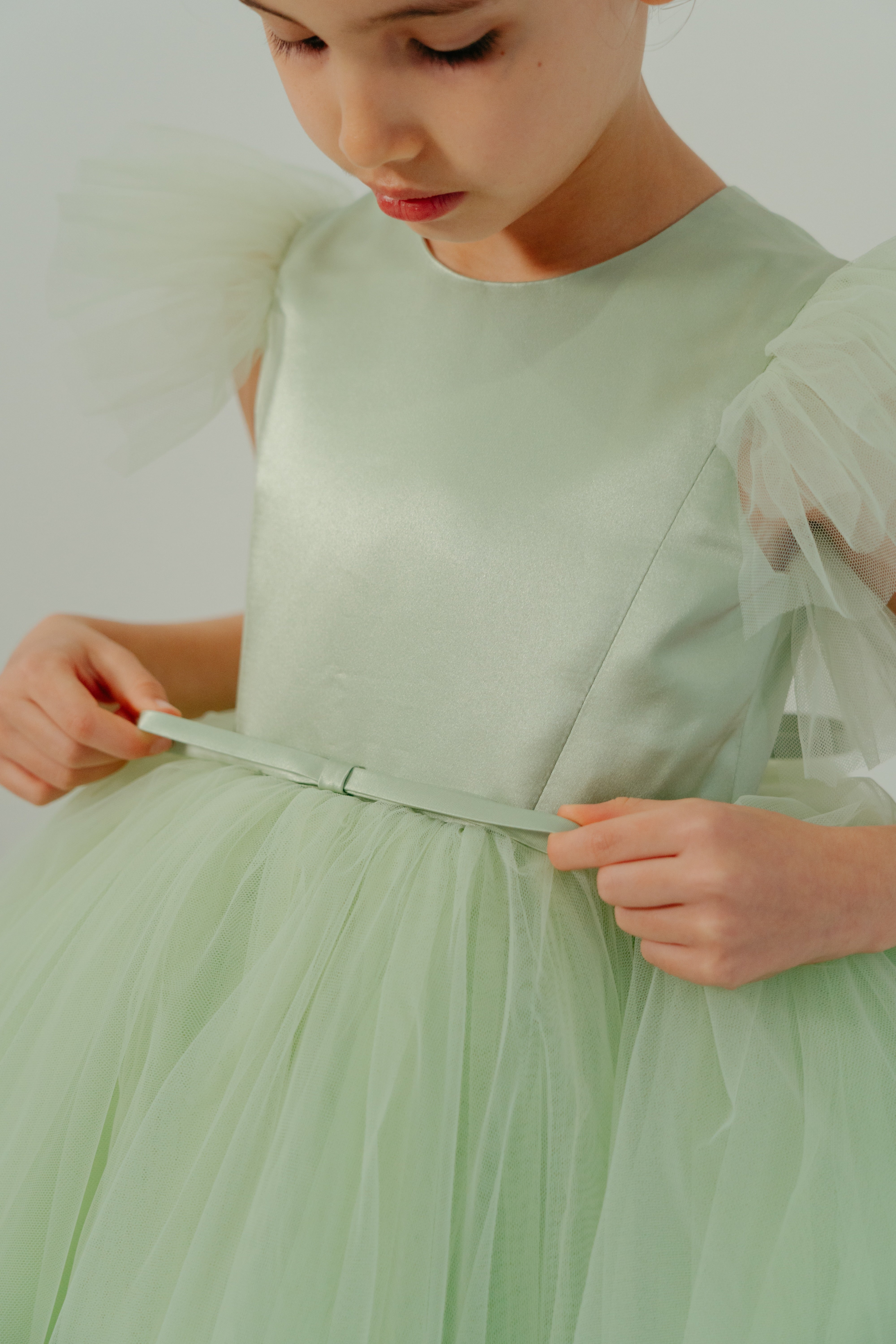 The Ella Dress Pastel Green