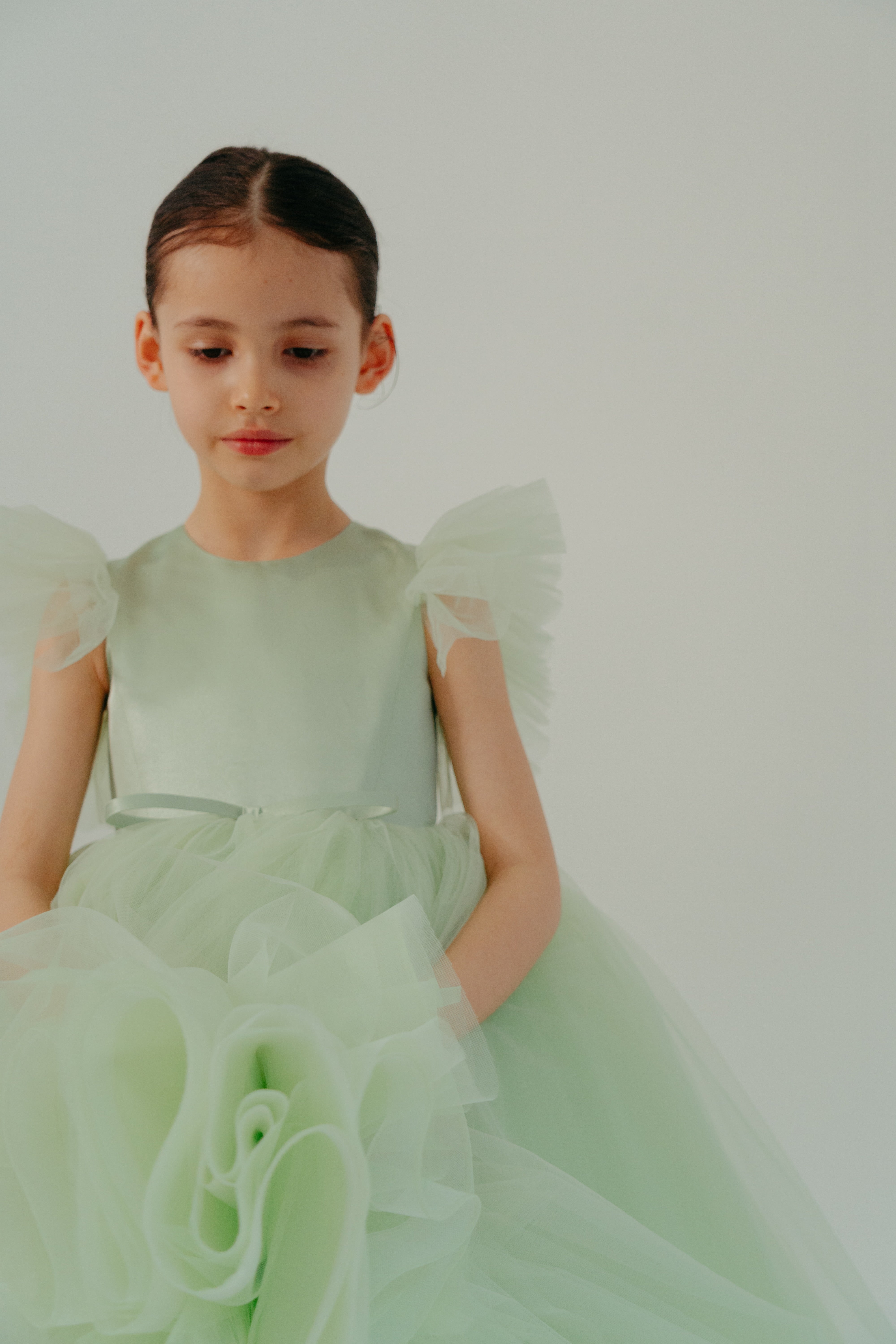 The Ella Dress Pastel Green