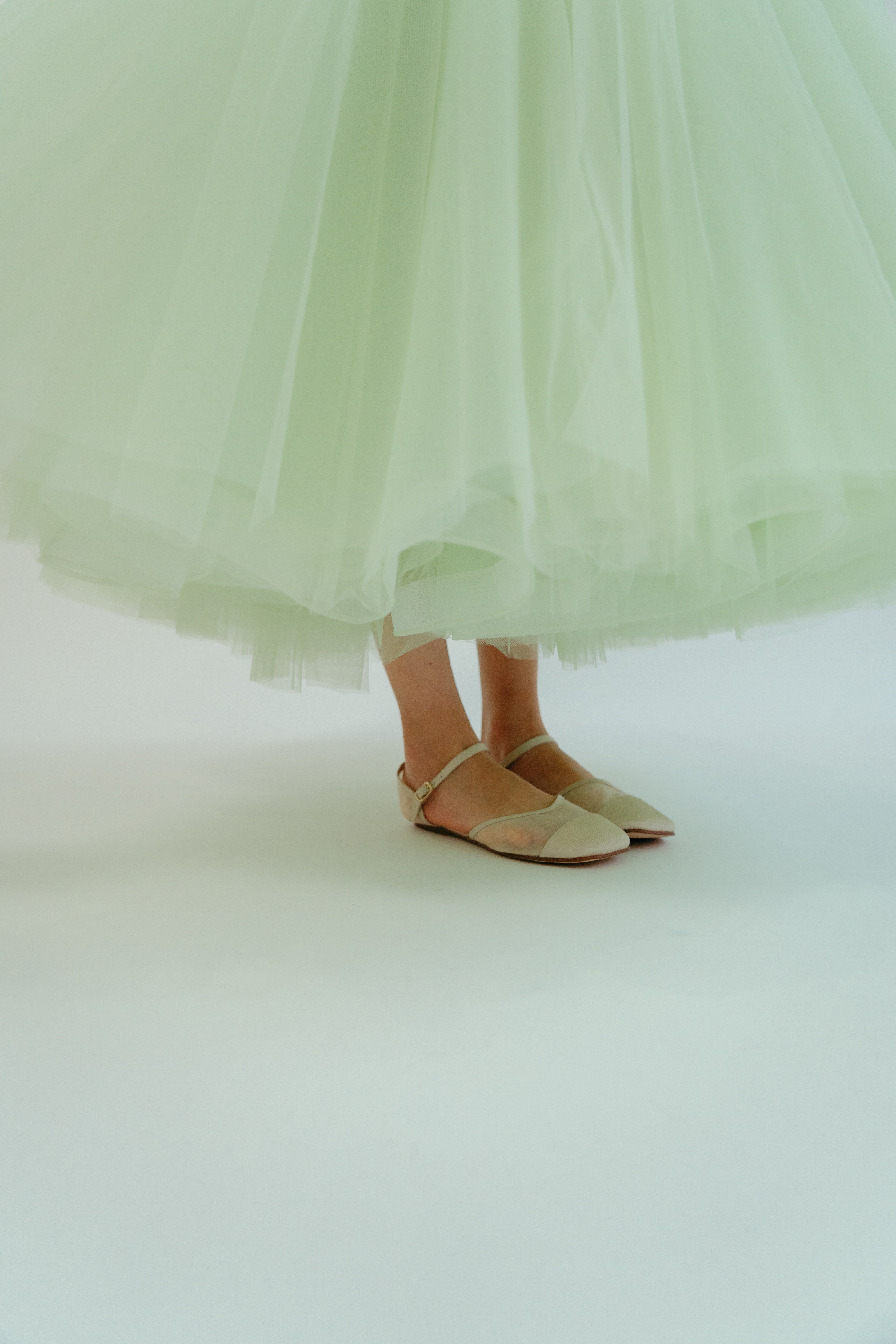 The Ella Dress Pastel Green