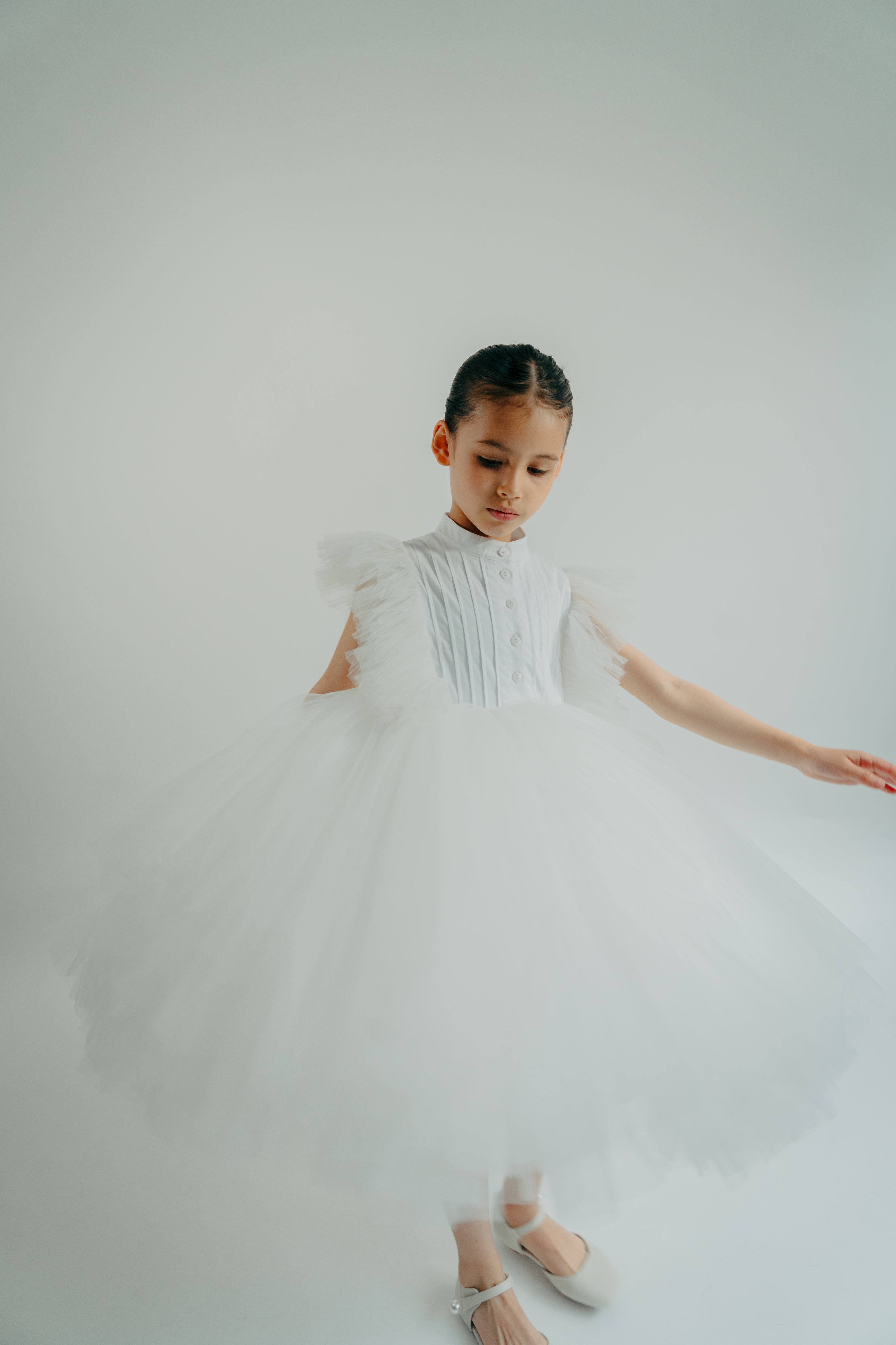 The Francine Dress White