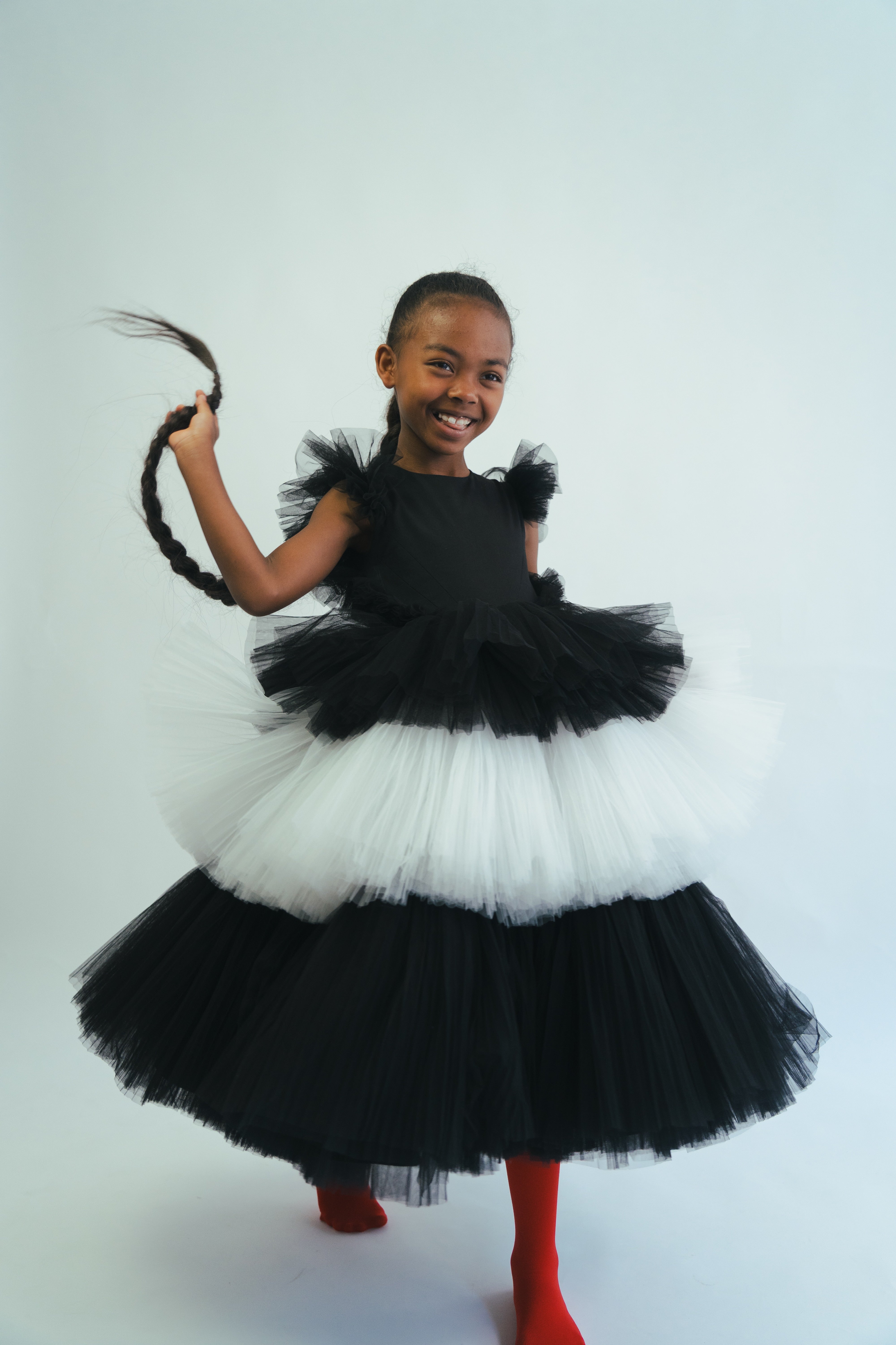 The Aria Dress Black & White