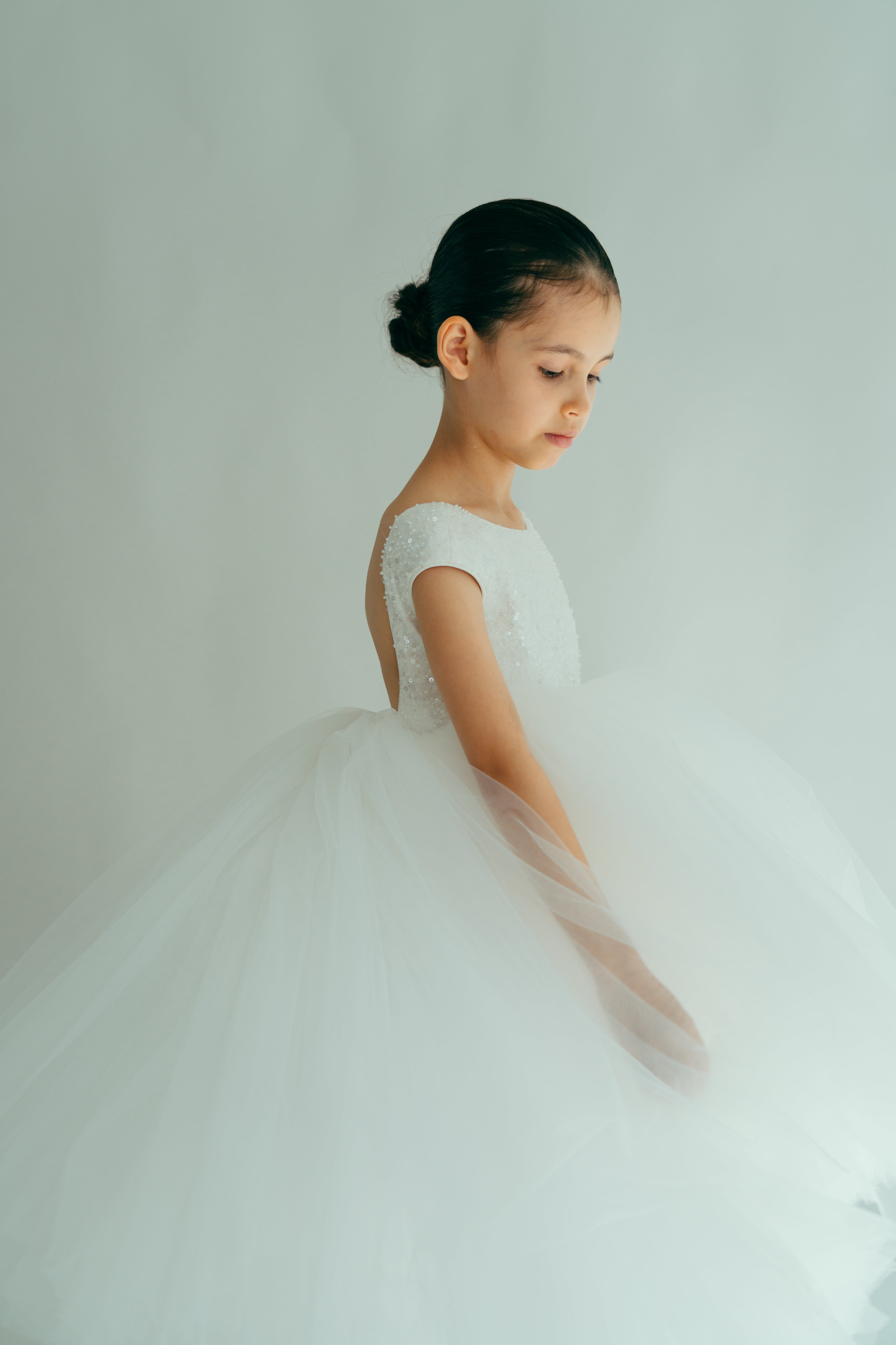 White dress for babies, kids, tweens