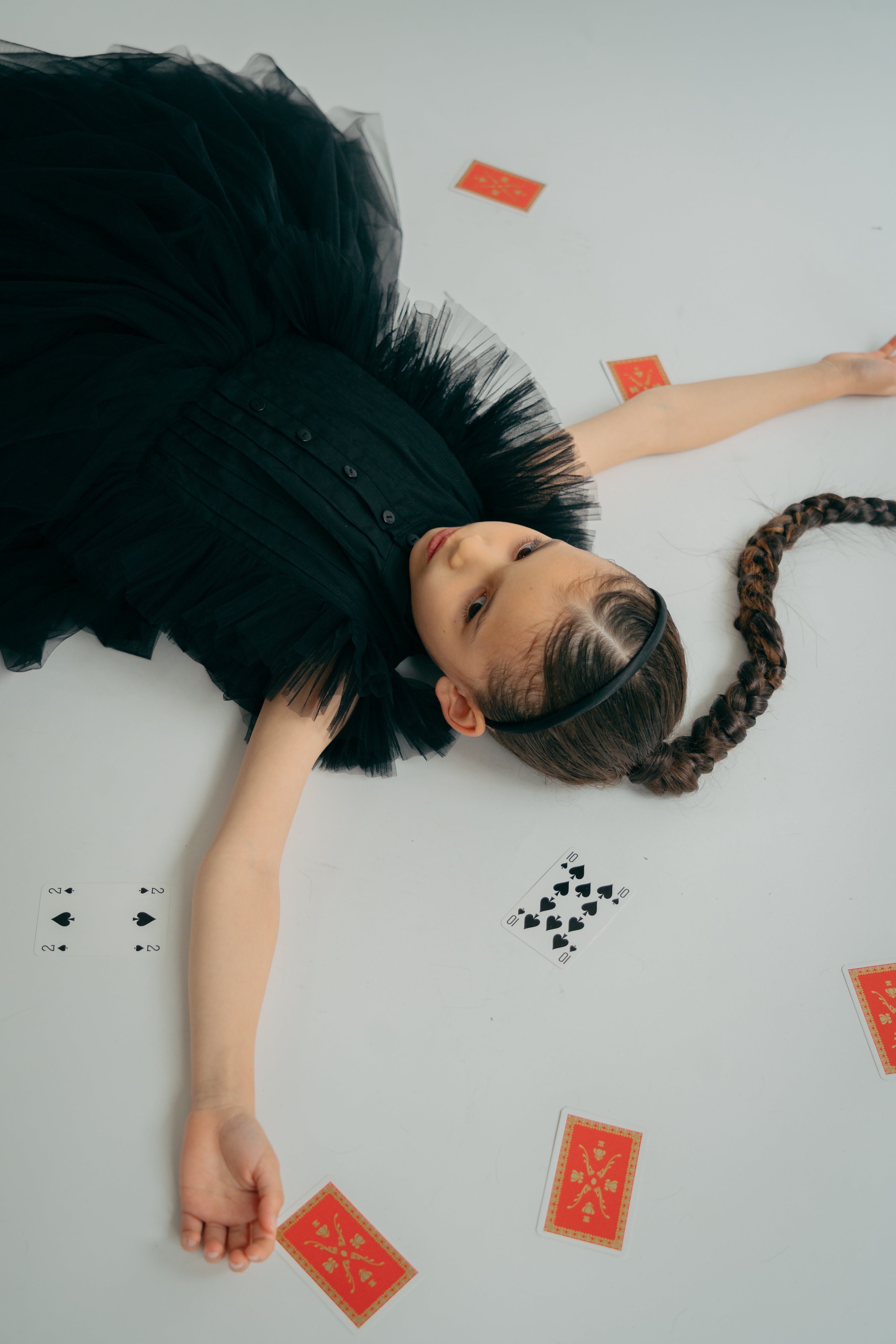 Francine in worderland dress black