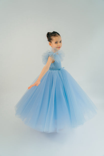 The Ella Dress Pastel Blue