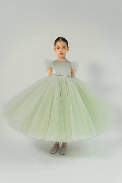 The Ella Dress Pastel Green