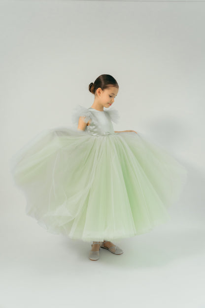 The Ella Dress Pastel Green