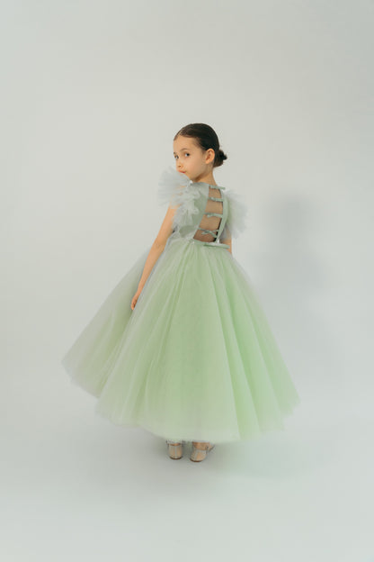 The Ella Dress Pastel Green