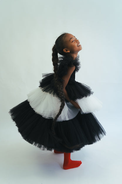 The Aria Dress Black & White