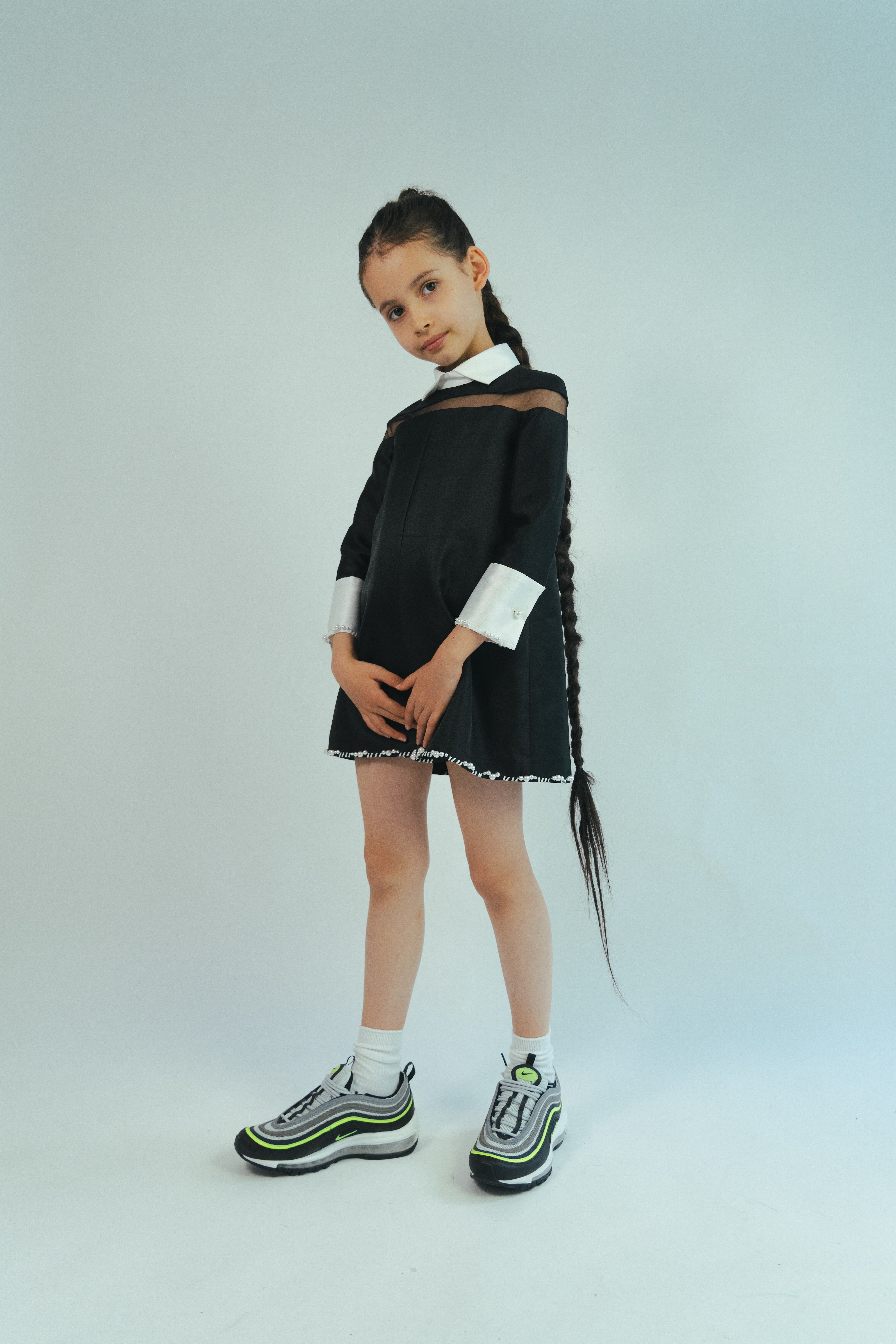 The Sienna Dress Black & White