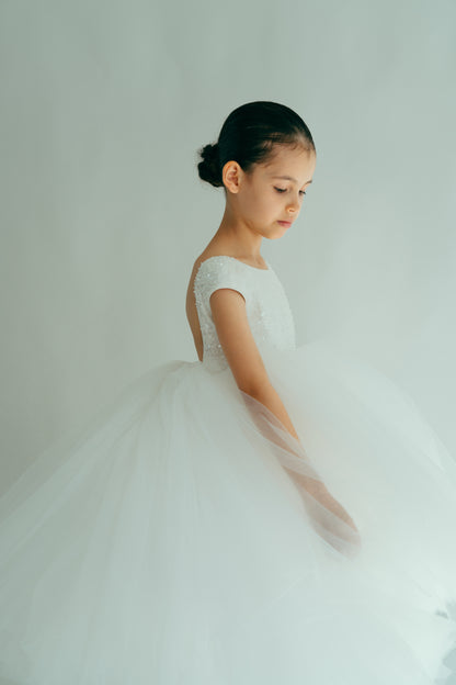White dress for babies, kids, tweens