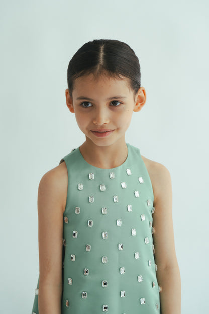 The Vivian Dress Green